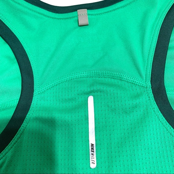 Nike Green Dri-Fit Sleeveless Running Tank Top Size Large - Picture 7 of 10